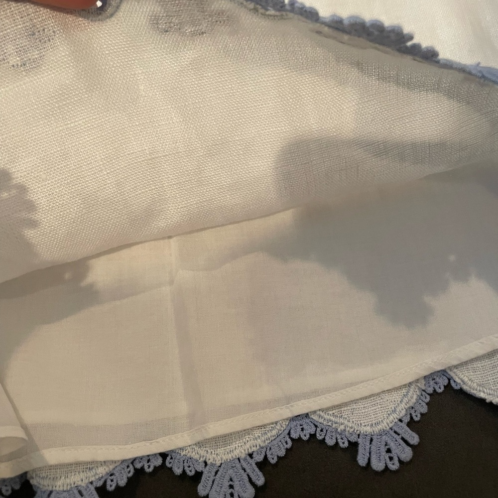 Zimmermann Raie Crochet Trim Linen Shorts SIZE AU 4 ( US 10 to 12) - Picture 9 of 12
